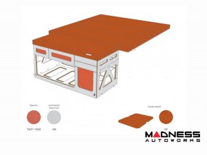 Volkswagen ID. Buzz Camper Kit - Sleeping Platform - Orange Volkswagen ID. Buzz Camper Kit - Sleeping Platform - Orange
